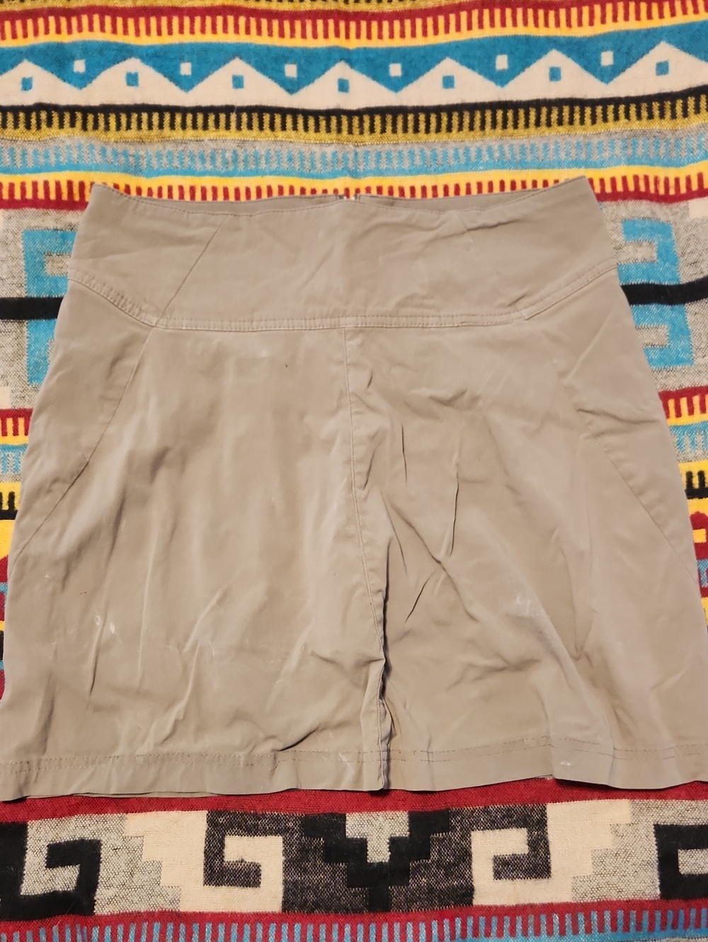 Women’s Khaki Casual Shorts - Neutral Tan Color